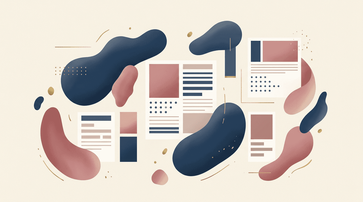 Illustration: B2B brand, clarity, and consistent design systems.