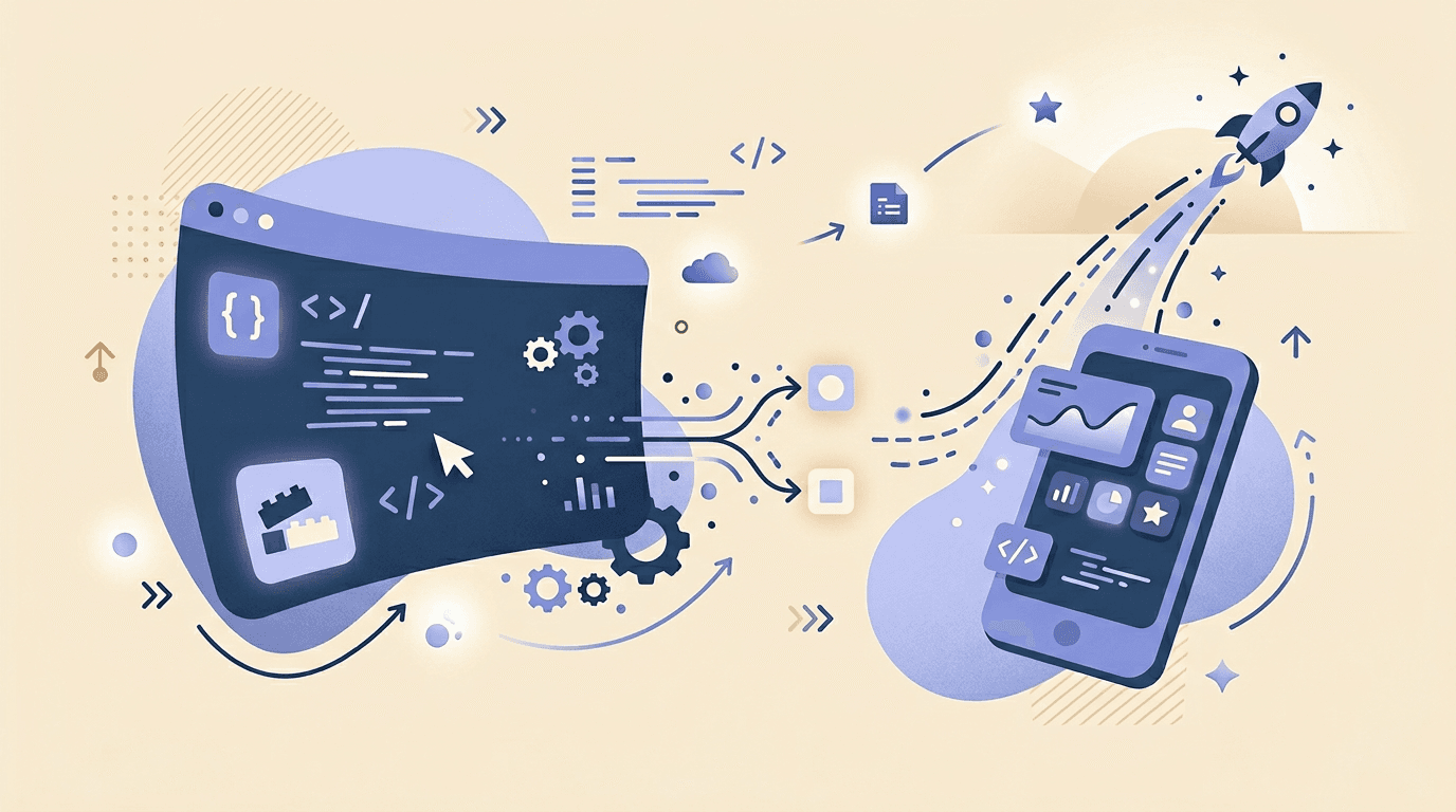 Illustration: shipping a thin vertical slice and learning in production.